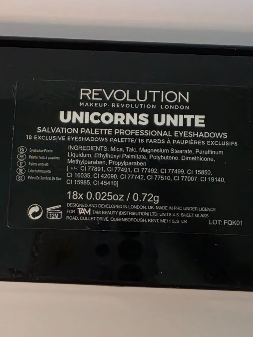 Revolution Unicorns Unite Salvation Palette